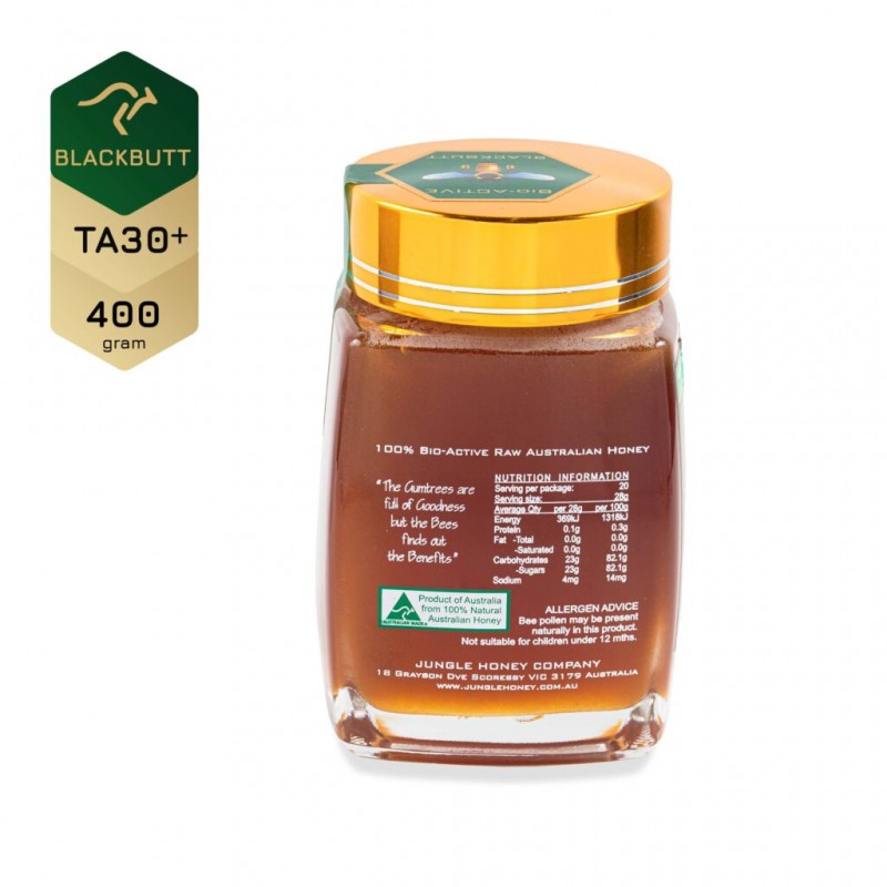 Mật Ong Úc Blackbutt TA30+ 400Gr