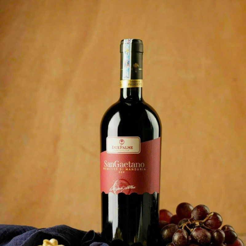 Rượu Vang Due Palme Sangaetano Primitivo Di Mandura D.O.P